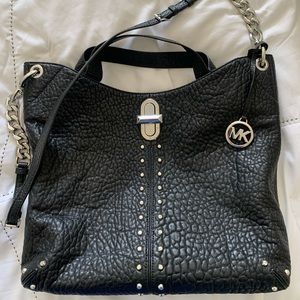 Michael Kors Uptown Astor Leather Shoulder Tote